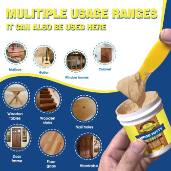 Wood Filler Wood Putty Wood Putty Filler Wood Filler Paintable Wood Furniture Repair Kit Can Quickly Repair Damaged Holes C