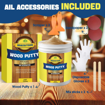 Wood Filler Wood Putty Wood Putty Filler Wood Filler Paintable Wood Furniture Repair Kit Can Quickly Repair Damaged Holes C