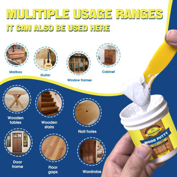 Wood Filler Wood Putty Wood Putty Filler Wood Filler Paintable Wood Furniture Repair Kit Can Quickly Repair Damaged Holes C