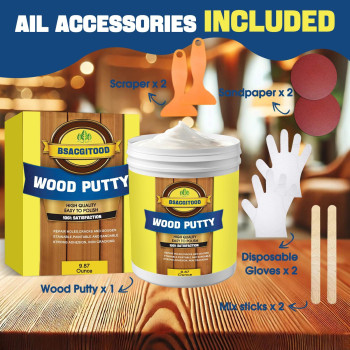 Wood Filler Wood Putty Wood Putty Filler Wood Filler Paintable Wood Furniture Repair Kit Can Quickly Repair Damaged Holes C