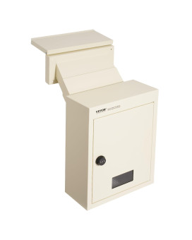 Vevor Through The Wall Drop Box Heavy Duty Steel Through The Wall Mailbox With 2879 13 Combination Lock 125X63X169 M