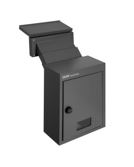 Vevor Through The Wall Drop Box Heavy Duty Steel Through The Wall Mailbox With 2879 13 Combination Lock 125X63X169 M