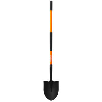 Shovel For Digging Heavy Duty Garden Shovel Shovels For Gardening Digging Spade Shovel With Orange Fiberglass Handle 57 Inches