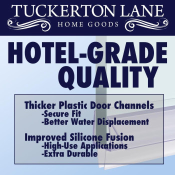 Tuckerton Lane Glass Door Seal Strip Soft Shower Door Sweep To Stop Leaks Shower Silicone Seal Strip Bottom Sweep 38 3 Pack