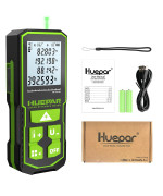 393Ft Green Laser Measuring Tool With Angle Sensor Huepar 116 Accuracy Brighter Green Laser Distance Measurement Tool Digital