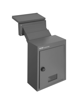 Vevor Through The Wall Drop Box Heavy Duty Steel Through The Wall Mailbox With 2879 13 Combination Lock 125X63X169 M