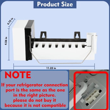 D7824706Q W10190978 61005508 Ice Maker Part Number Ap4135008 915772 Ps2121513 W10122519 8170937 Etc 1 Year Warranty