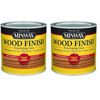 Minwax 223104444 Wood Finish Gunstock 12 Pint Pack Of 2