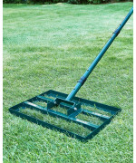 Lawn Leveling Rake Stainless Steel Lawn Leveler With 17 X10 Ground Plate 78 Adjustable Long Handle Heavy Duty Level La