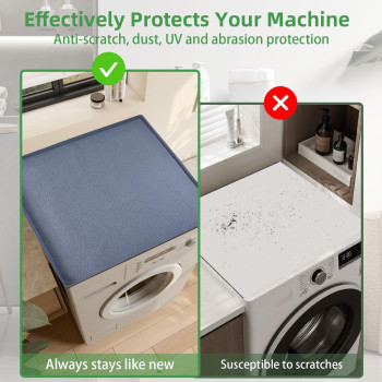 2 Pack Silicone Washer And Dryer Covers For The Top 265X 265 Dryer Top Protector Mat For Laundry Kitchen Nonslip Wate