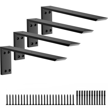 Premium Heavy Duty Countertop Brackets 18 Inch 4 Pack 25 Thick Granite Countertop Support 18 X 6 X 2 12 Shelf L Brac