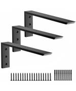 Premium Heavy Duty Countertop Brackets 18 Inch 3 Pack 25 Thick Granite Countertop Support 18 X 6 X 2 12 Shelf L Brac