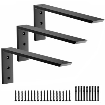 Premium Heavy Duty Countertop Brackets 18 Inch 3 Pack 25 Thick Granite Countertop Support 18 X 6 X 2 12 Shelf L Brac