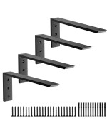 Premium Heavy Duty Countertop Brackets 14 Inch 4 Pack 25 Thick Granite Countertop Support 12 X 6 X 2 12 Shelf L Brac