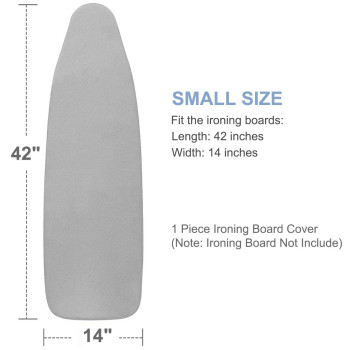 Vividpaw 14X42 Inch Overthedoor Ironing Board Cover With Userfriendly Design Heavyduty Padding Adjustable Elastic Drawstri