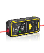 Ikovwuk Dual Laser Measuring Tool 393Ft120M Bilateral Laser Distance Meter 6 Unit Switching Rechargeable Digital Laser Measur