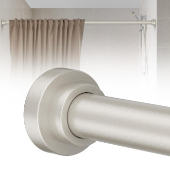 Shower Curtain Rod 3168 In Adjustable Curtain Rod No Drilling Tension Shower Rod Stainless Steel For Door Curtain Closet Rv Ni