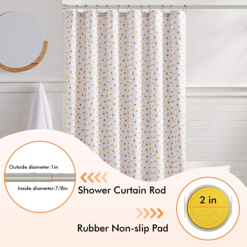 Shower Curtain Rod 3168 In Adjustable Curtain Rod No Drilling Tension Shower Rod Stainless Steel For Door Curtain Closet Rv Ni