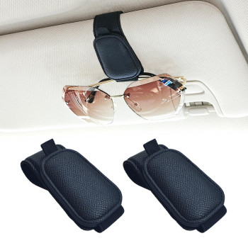 Yuoyar 4 Packs Magnetic Sunglass Holder For Car Visor Sunglasses Clip For Car Visor Universal Fit For Different Size Eyeglasse