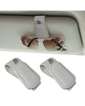 Yuoyar 4 Packs Magnetic Sunglass Holder For Car Visor Sunglasses Clip For Car Visor Universal Fit For Different Size Eyeglasse