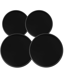 Iconikal Electric Stove Round Burner Covers Black Set Of 4 85 And 105 Inch Diameter