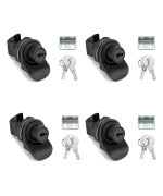 Qwork 4 Pack Push Button Latch For Boatmotorcycle Glove Box Locks Pushtoclose Latches