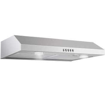 Sndoas Under Cabinet Range Hood Range Hood 30 Inch Under Cabinet Stainless Steel Brushed Ductless Range Hood Alterable To Ducted