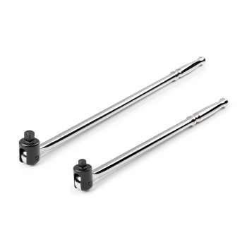 Tekton 38 12 Inch Drive Breaker Bar Set 2Piece Polished Grip Sbh99200