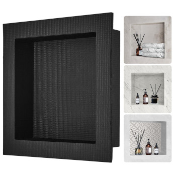 Vevor Shower Niche Ready For Tile 16 X 16 Single Shelf Organizer Square Corners Wallinserted Niche Recessed Sealed Prote