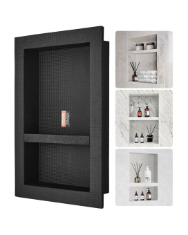 Vevor Shower Niche Ready For Tile 16 X 24 Double Shelf Organizer Square Corners Wallinserted Niche Recessed Sealed Prote