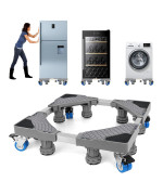 Mini Fridge Stand With 8 Strong Feet And 4 Rollers Universal Mini Refrigerator Stand Height 45 Multifunctional Washer An