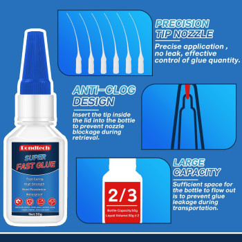 Super Glue 30 G2 Superglue All Purpose Instant Glue With Anticlog Cap Stronclear Superglue For Plastic Glass Ceramic Met