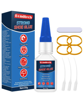 Shoe Glue 30 G Shoe Glue Sole Repair Instant Shoe Sole Glue Waterproof With Anticlog Cap Clear Heavy Duty Shoe Glue For Rub