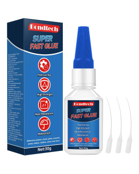 Super Glue 30G Superglue All Purpose Instant Glue With Anticlog Cap Stronclear Superglue For Plastic Glass Ceramic Metal