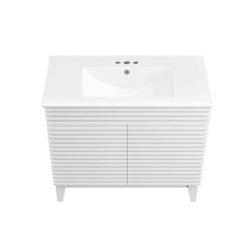 Roomtec 36 Bathroom Vanity With Sink Midcentury Freestanding Bathroom Vanity Sink With Storage Undermount Ceramic Sink Par