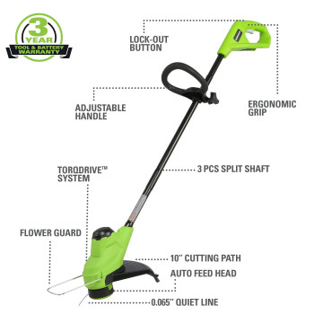 Greenworks 48V 2X24V 17 Cordless Push Mower 10 String Trimmer 320 Cfm Blower 10 Chainsaw And 22 Hedge Trimmer Combo