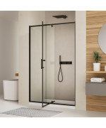 3842 W X 71 H Piovt Shower Door Pivot Semiframeless Swing Glass Shower Door With 146Mm Clear Sgcc Tempered Glass Magn