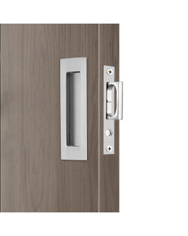 Dontay Sliding Pocket Door Handles 304 Stainless Steel Non Locking Pocket Door Hardware Recessed Flush Finger Pulls Heavy Dut