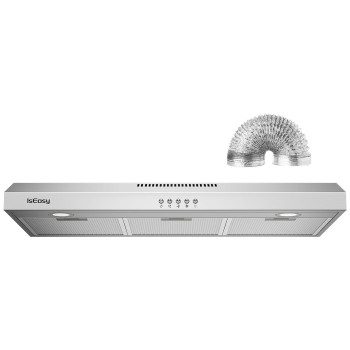 Range Hood 36 Inch Kitchen Hood Under Cabinet Range Hood Ductlessducted Convertible Slim Stove Vent Hood 36 Inch With 3 Speed