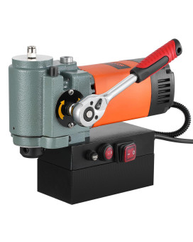 Vevor Low Profile Mag Drill Press 1300W 138 Boring Diameter 2422Lbf Power Magnetic Drill 650 Prm Electric Drilling Machin