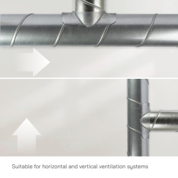 Vent Systems 20 To 10 Inch Saddle Branch For Hvac Systems Saddle Connector With Epdm Rubber Seal Gasket For Flawless Seal