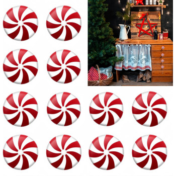 2024 New Halloween Christmas Silicone Red And White Candy Cabinet Knob Covers Pack Of 20 For Various Kitchen Cabinet Knob Covers