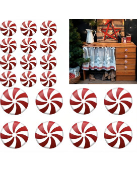 2024 New Halloween Christmas Acrylic Silicone Red And White Candy Cabinet Knob Covers Pack Of 24 For Various Kitchen Cabinet Kno