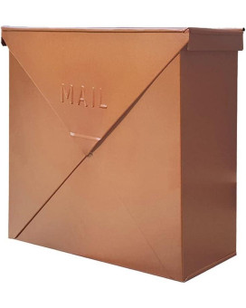 Nach Chicago Copper Wall Mount Mailbox Rust Resistant Metal Mailbox Wall Mount Metal Mailboxes For Outside Wall Mount Wall Ma