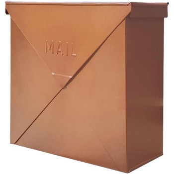 Nach Chicago Copper Wall Mount Mailbox Rust Resistant Metal Mailbox Wall Mount Metal Mailboxes For Outside Wall Mount Wall Ma