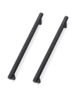 Komotia 20 Pack Matte Black Cabinet Pulls Knurled 712 Inch Hole Centers Kitchen Cabinet Handles Black Drawer Pulls Cabinet Har