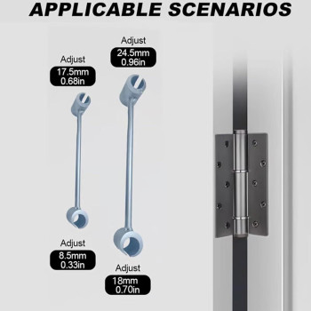 Hinges Gap Adjusting Wrench Door Hinge Repair Tool Door Hinge Repair Spanner 1425 Mm Door Hinge Adjustment Tool Hand Tools A