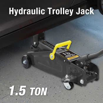 Big Red Torin Hydraulic Trolly Servicefloor Jack With Blow Mold Carrying Storage Case 15 Ton 3 000 Lb Capacity Black At820