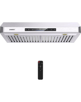 Under Cabinet Range Hood 36 Inch 900 Cfm Stainless Steel Kitchen Stove Vent Hood With 4 Speed Exhaust Fan Gesture Sensingtouch