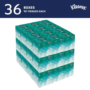 Kleenex Professional Facial Tissue Bulk 21270 2Ply White Upright Facial Tissue Cube Boxes For Business 90 Tissuesbox 3